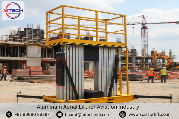 Aluminum Aerial Lift for Aviation Industry