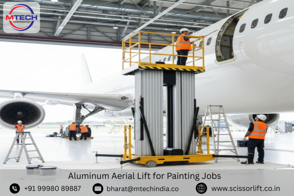 Aluminum Aerial Lift for Painting Jobs