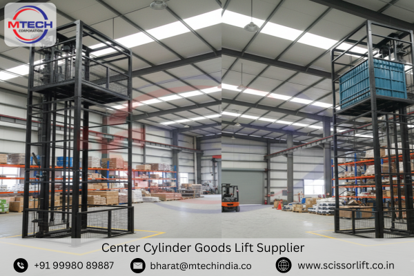 Center Cylinder Goods Lift Supplier