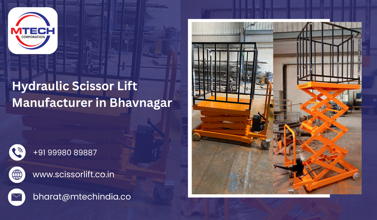 Hydraulic Scissor Lift Manufacturer in Bhavnagar