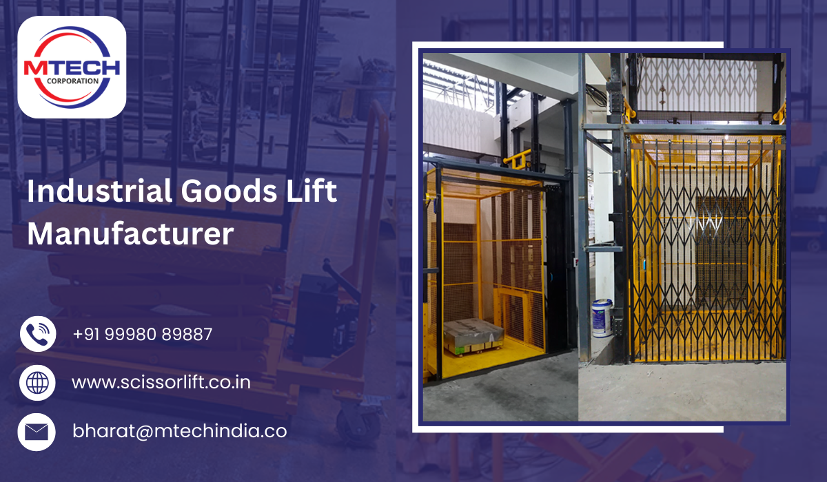 Industrial Goods Lift Manufacturer